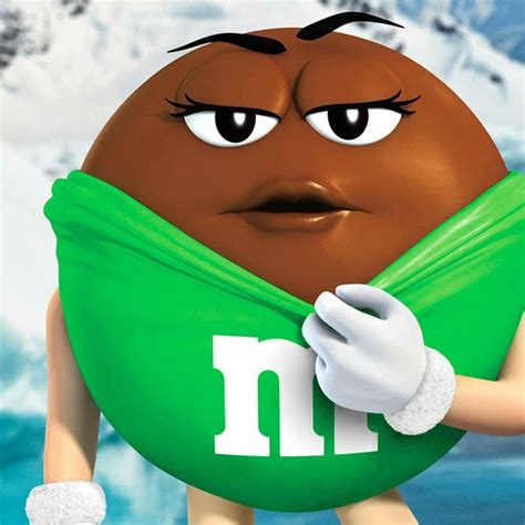 Green M&M .